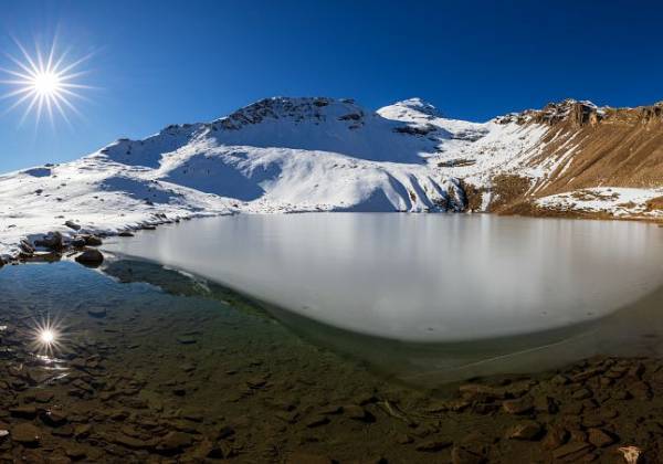 Lac Palluel à l'automne ©Thierry Maillet-Parc national des Ecrins