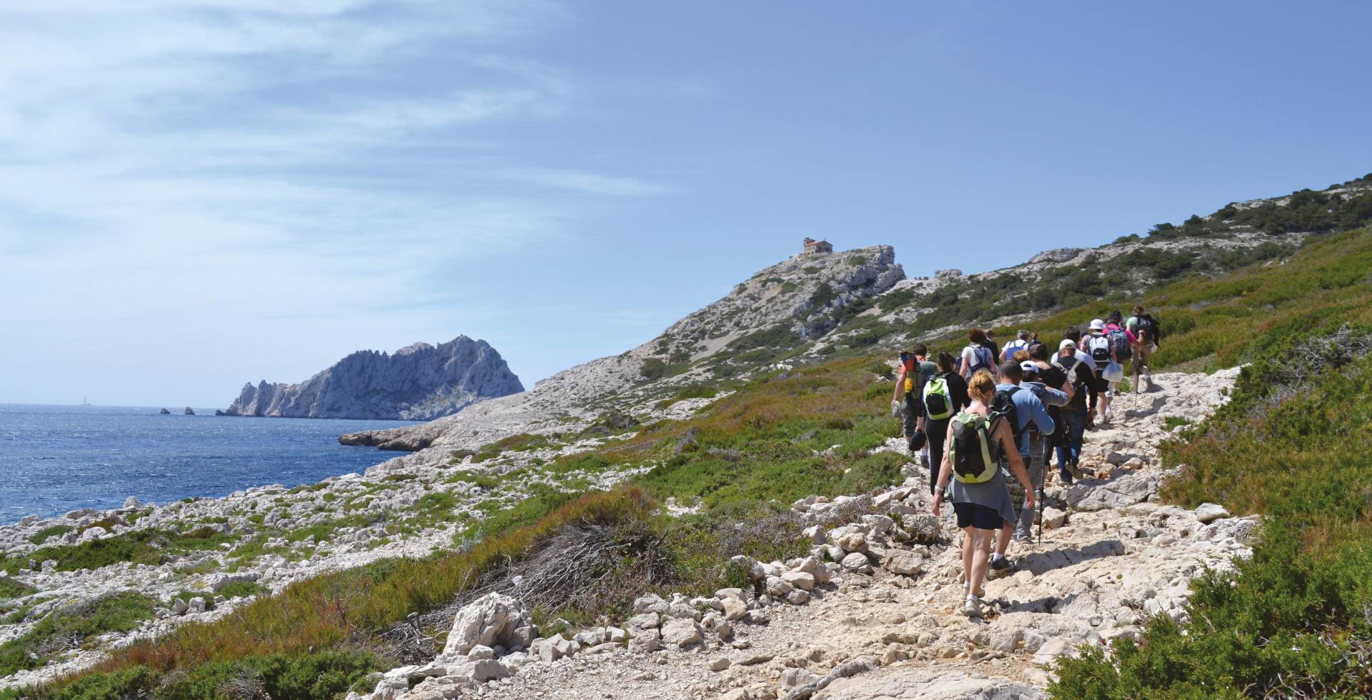 Randonnée vers Callelongue © Céline Bellanger / Parc national des Calanques