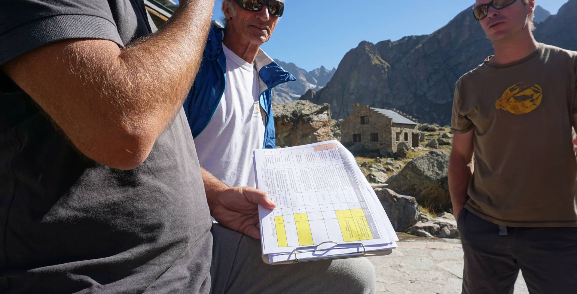 Audits des refuges Chabournéou et Vallonpierre © Anne-Lise Macle / Parc national des Ecrins