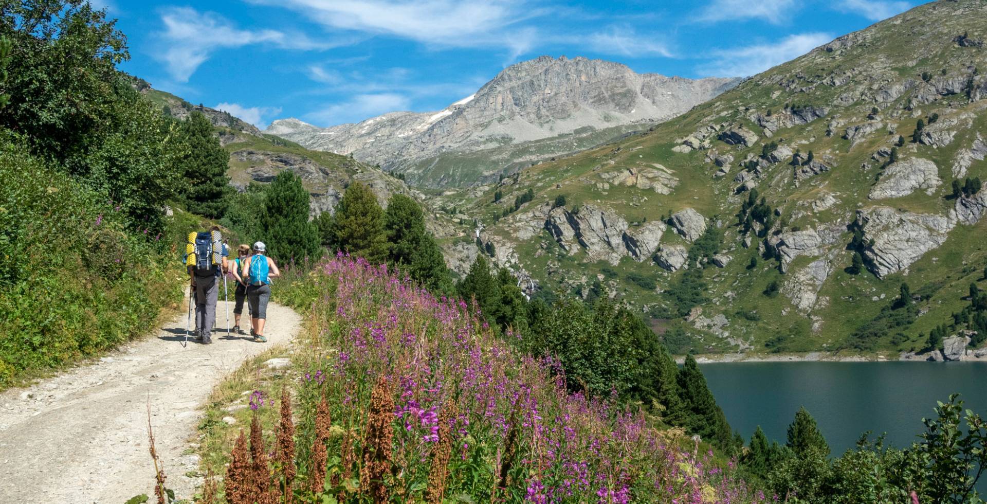 Randonneurs en direction du Fond d'Aussois © Chloé Tardivet - Parc national de la Vanoise