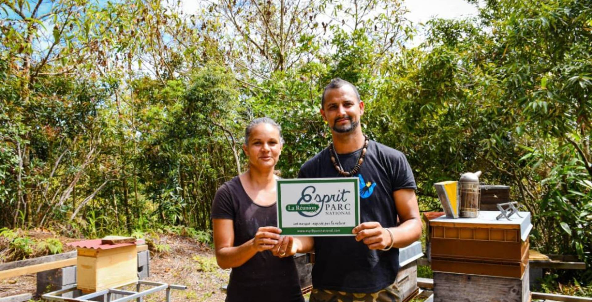 Portrait de Christophe et Mélissa Dalleau © DR Parc national de La Réunion