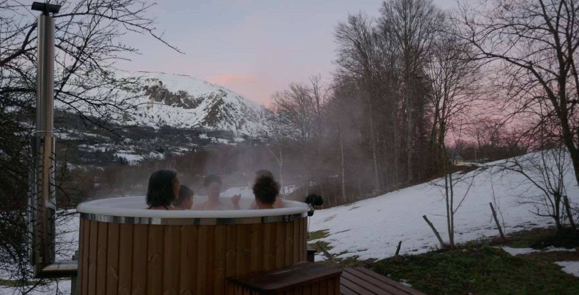 Bain nordique, gîte Les Terres Nères © Gwénaëlle Plet - Les Terres Nères