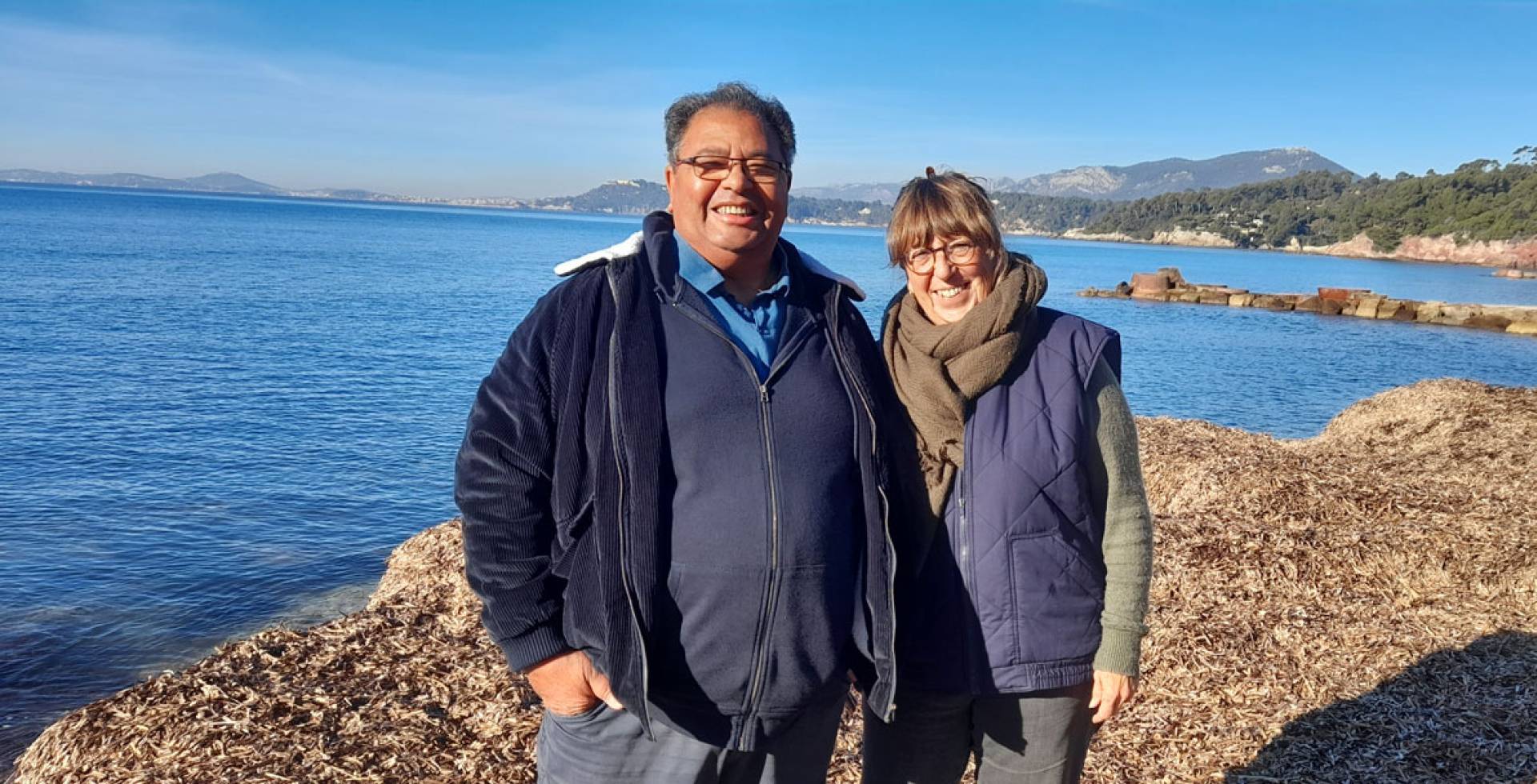 Xavier Lamoureux et Béatrice Vasseur © DR Parc national de Port-Cros