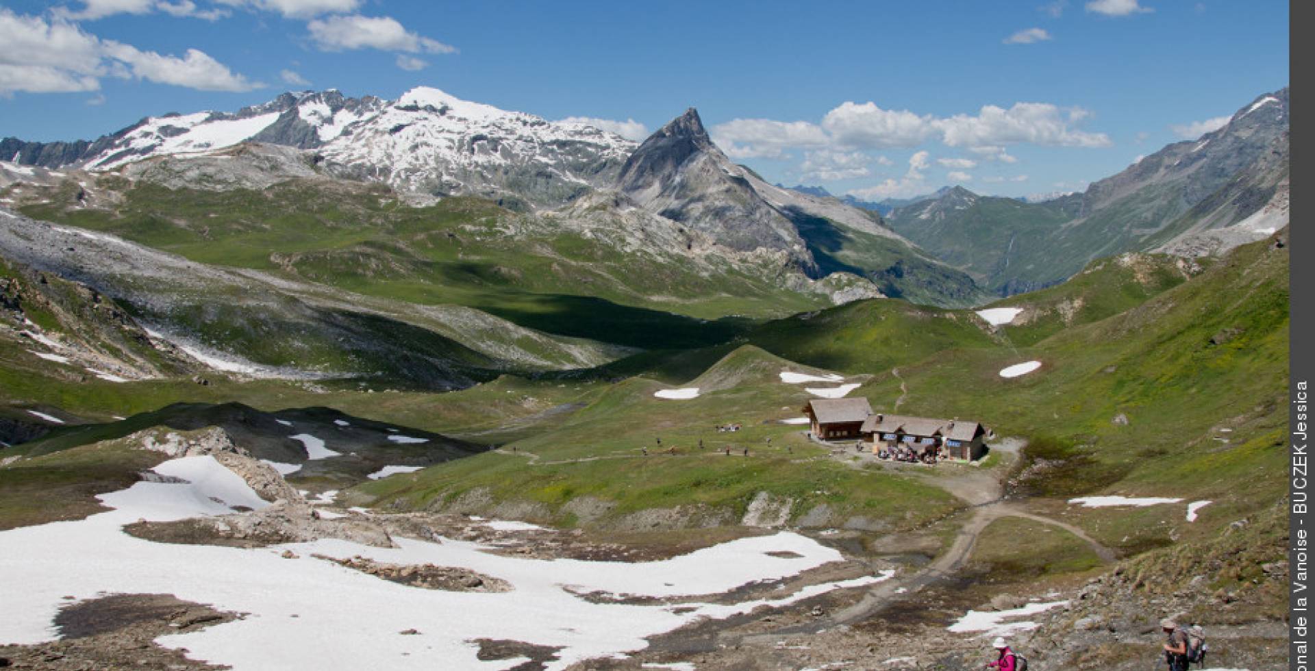 Refuge col du Palet, vue © Pierre Witt - Parc national de la Vanoise