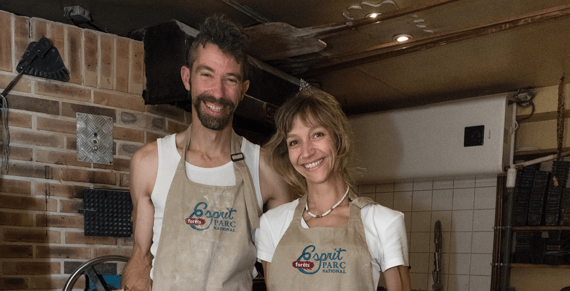 Benoît et Laurie Monzein, La ferme de l'Aubette © Céline Lecomte - Parc national de forêts