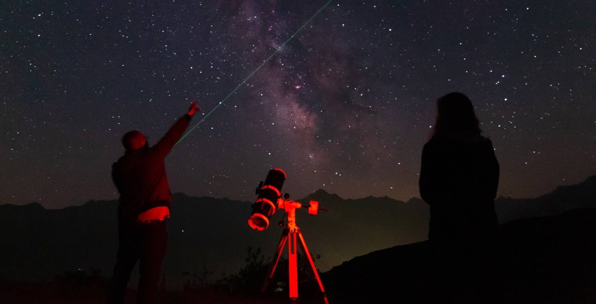 Observation du iel étoilé des Pyrénées © Julien Bourdon