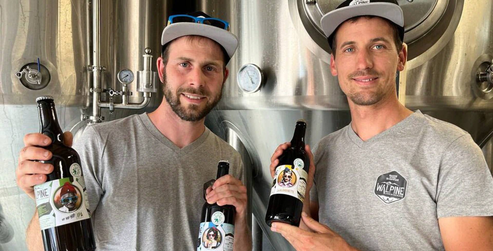 Guillaume Wialle et Jean Escalon © Brasserie Walpine