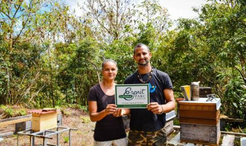 Portrait de Christophe et Mélissa Dalleau © DR Parc national de La Réunion