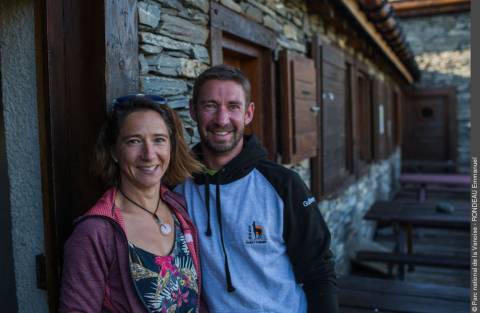 Juliette Lefort et Guilhem Artieres © Emmanuel Rondeau – Parc national de la Vanoise