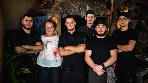 Equipe du restaurant de Chez Moustache - Esprit parc national
