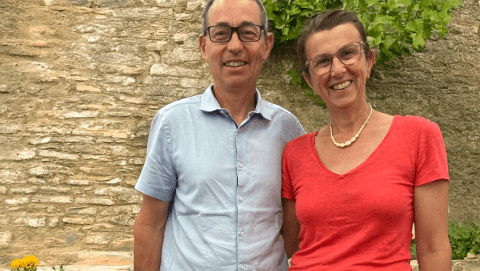David et Valérie Flayol, Clos de La Rouvière © Stéphanie Bouloir - Midi Libre