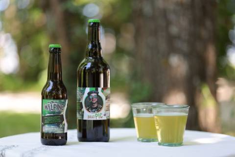 Bière "Brad Pic" Brasserie Walpine © Olivier Sabatier - Parc national des Ecrins