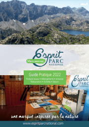 Page de couverture Guide pratique du Mercantour 2022