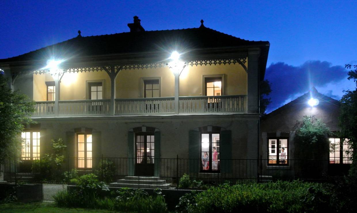 Villas du Parc en Bourgogne la nuit