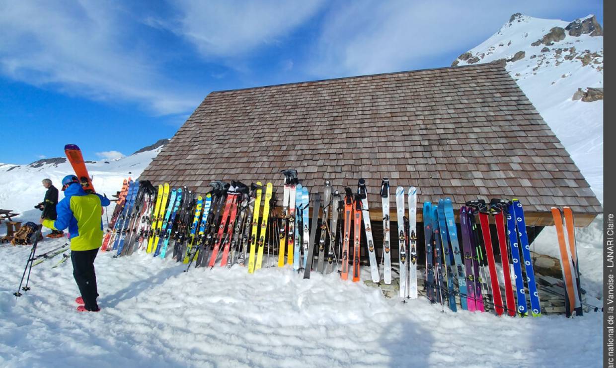 SKi de printemps au refuge de Fond des Fours en Vanoise