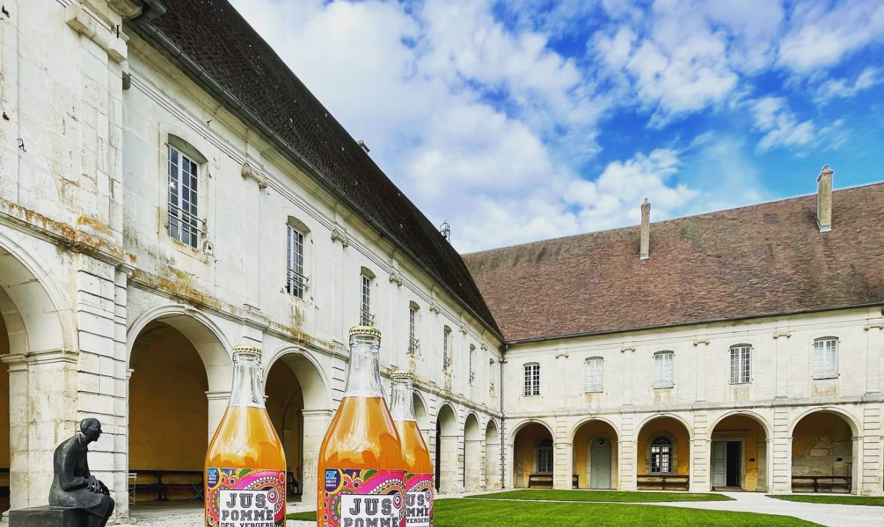 Les jus de pomme de l'Abbaye d'Auberive