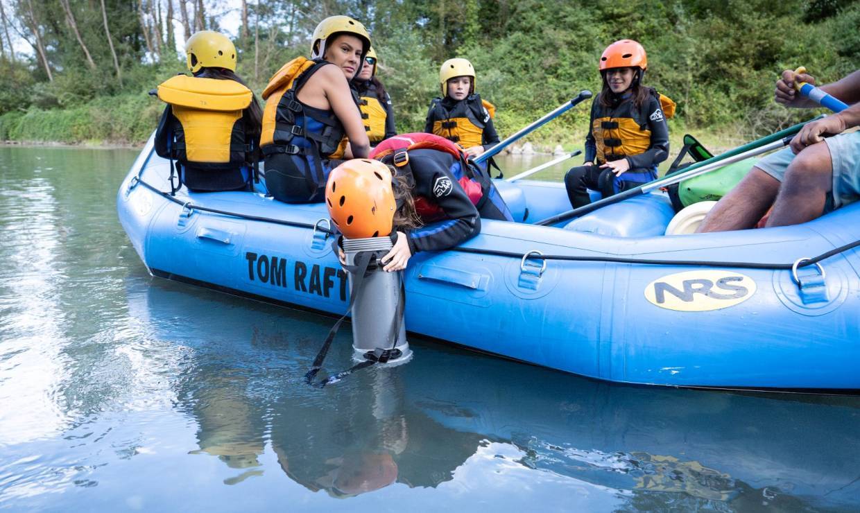 Sortie Comme un Desman dans l'eau, Tom Rafting © Pierre Meyer-AE Médias - Parc national des Pyrénées