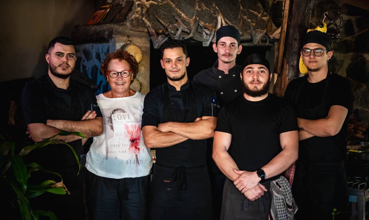 Equipe du restaurant de Chez Moustache - Esprit parc national