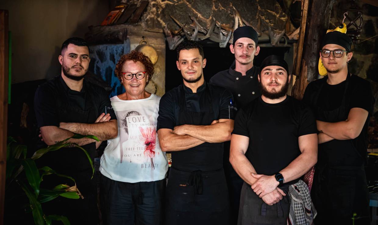 Equipe du restaurant de Chez Moustache - Esprit parc national