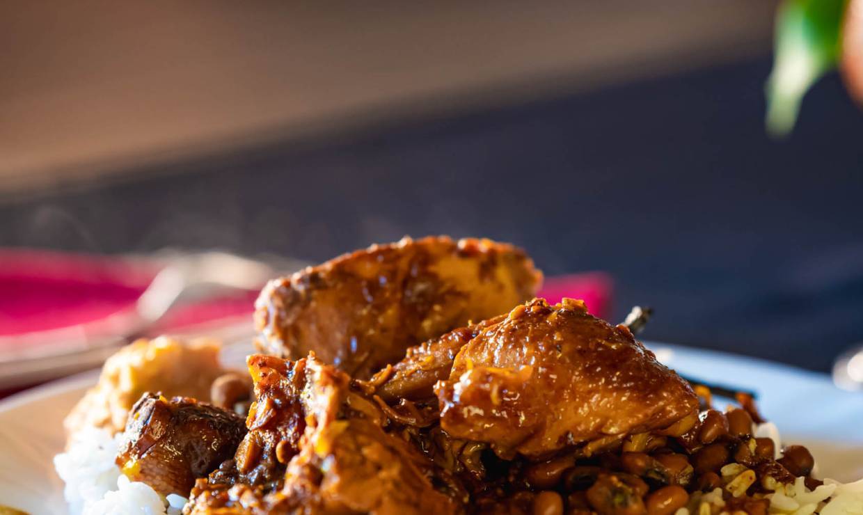 Carry poulet de Chez Moustache - Esprit parc national