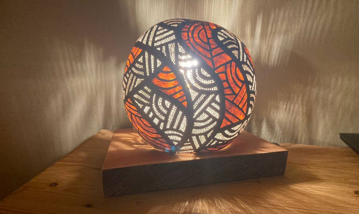 Lampe décorative © Anba bwa la