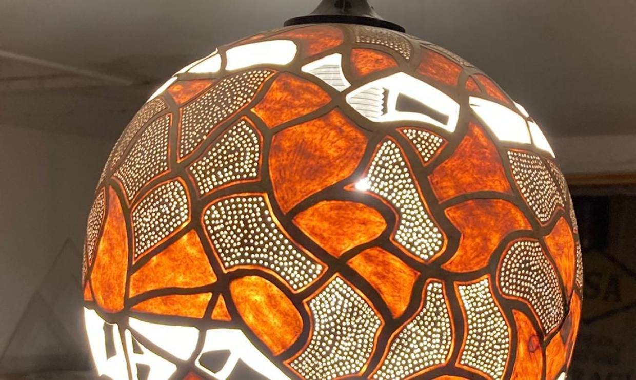 Lampe décorative © Anba bwa la
