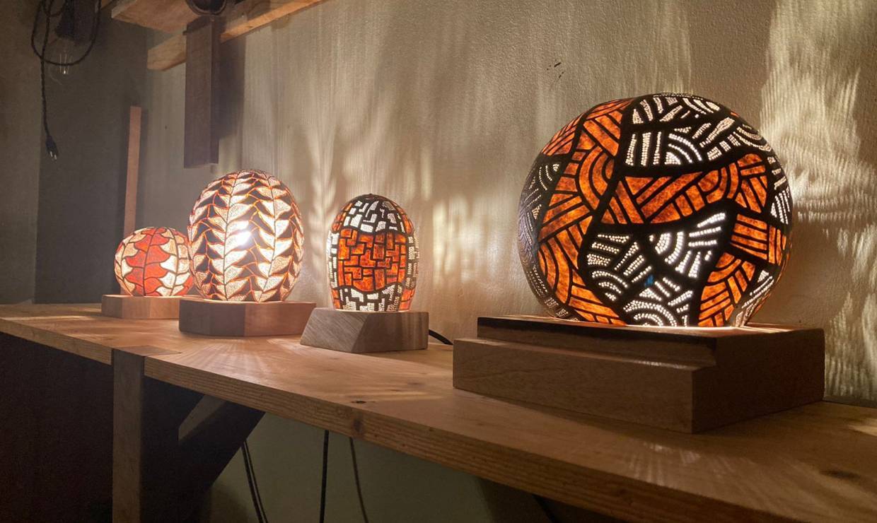 Lampe décorative © Anba bwa la