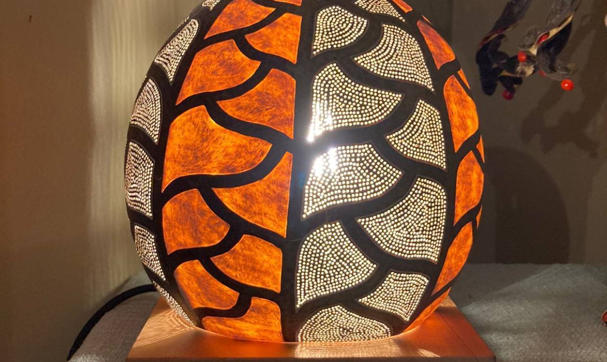 Lampe décorative © Anba bwa la