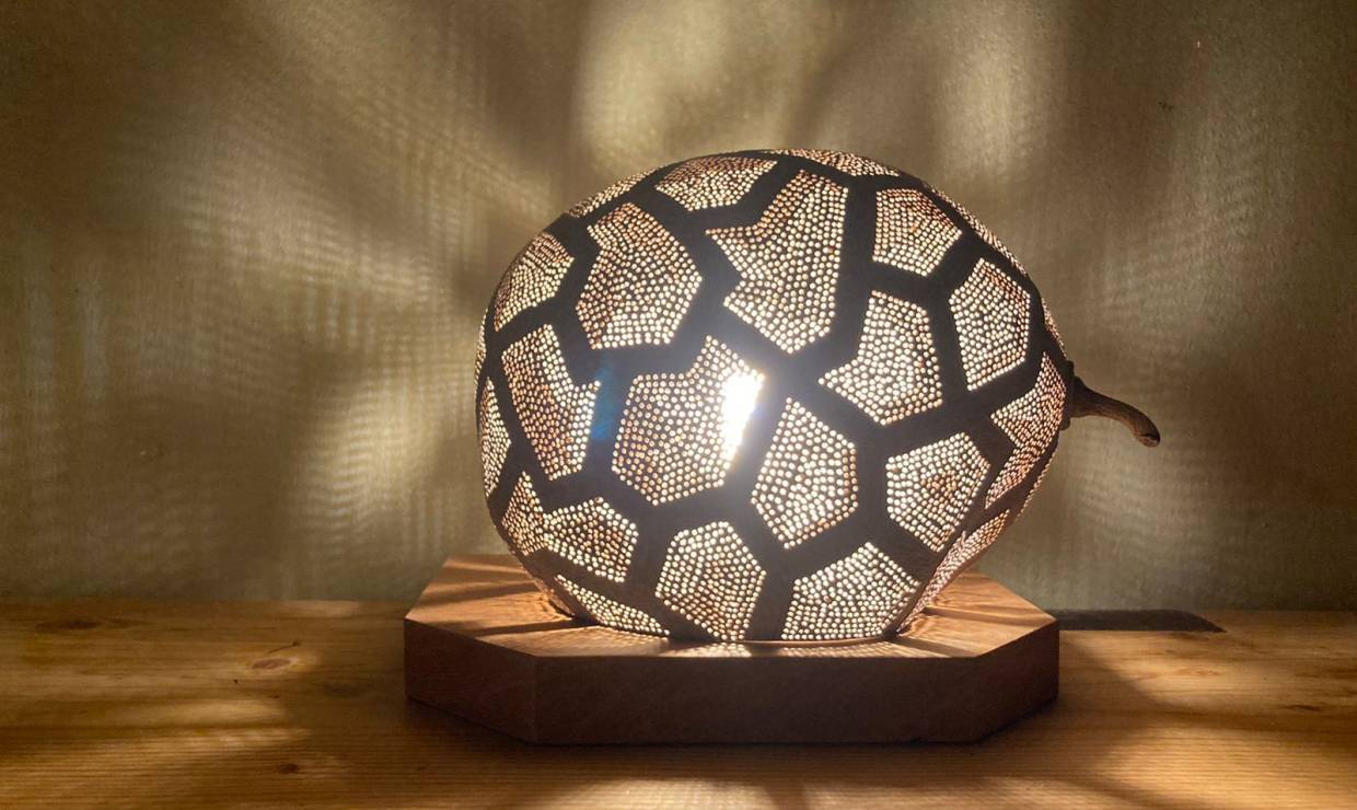 Lampe décorative © Anba bwa la