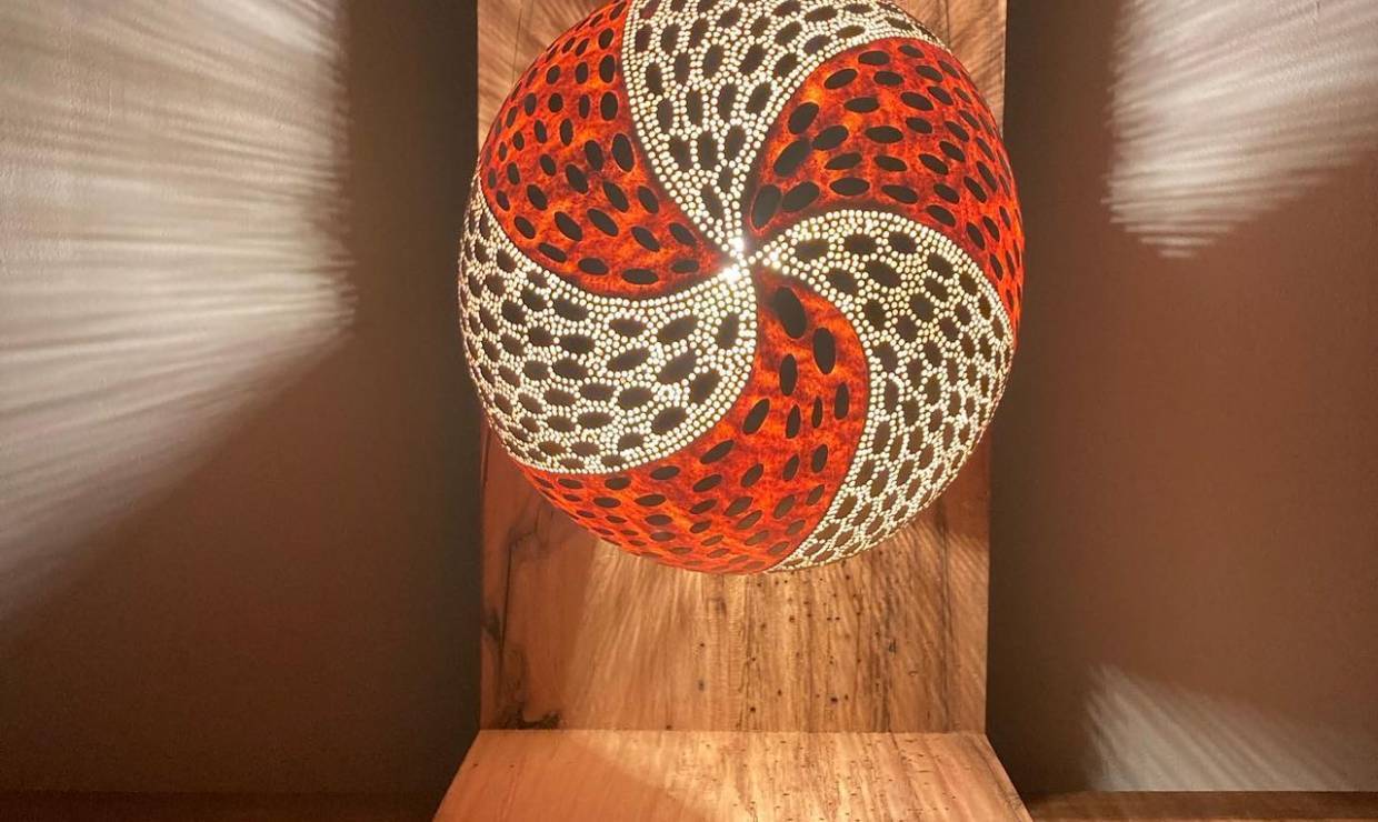 Lampe décorative © Anba bwa la