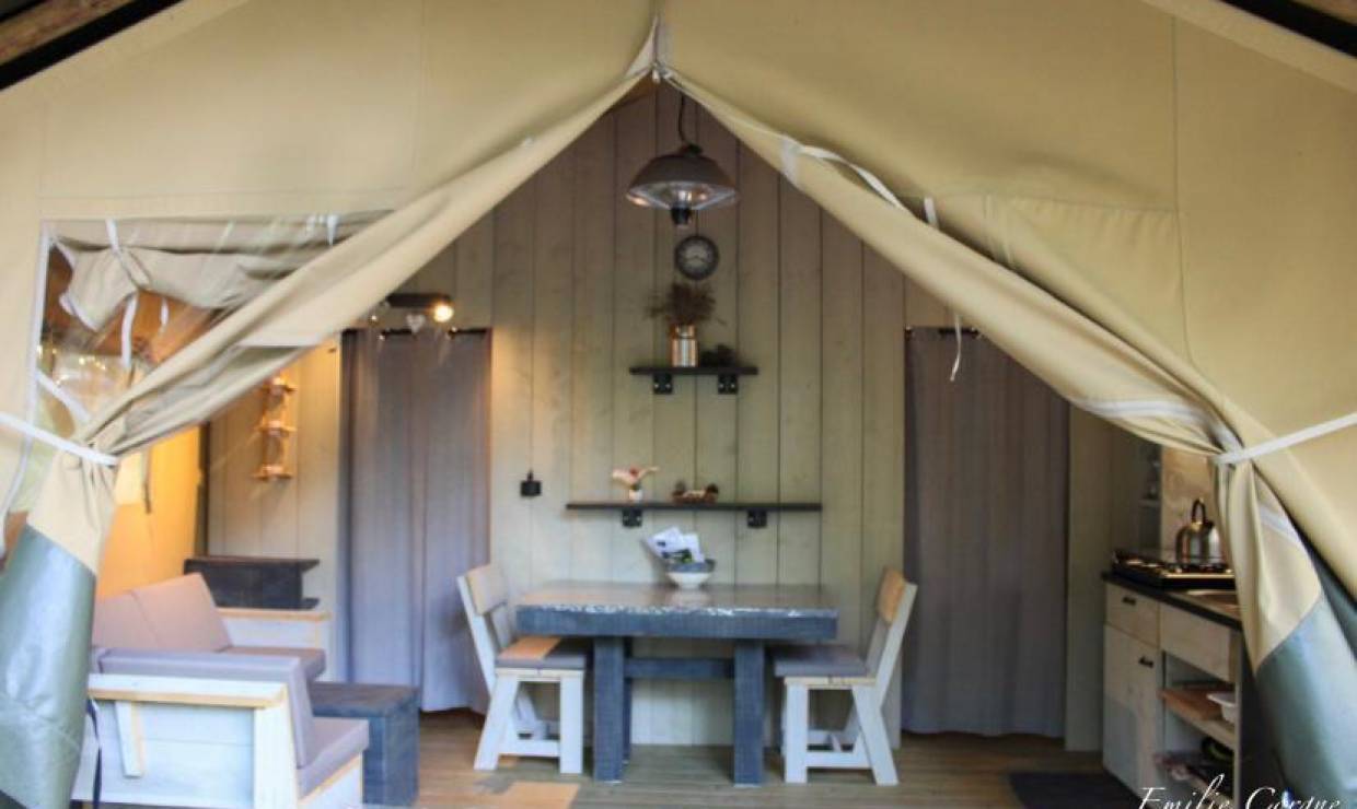 tente renard interieur