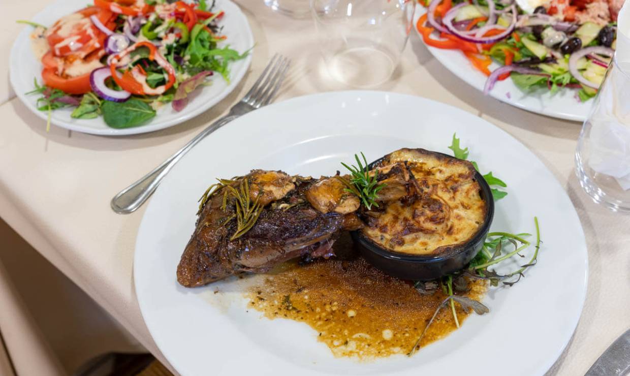 Assiette © DR Auberge du Moulin