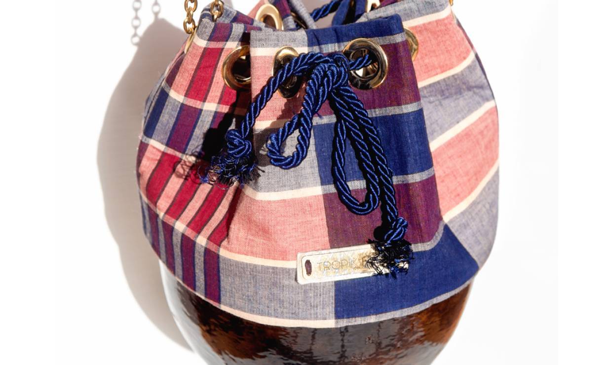 Sac à main Madras © Tropik Eden