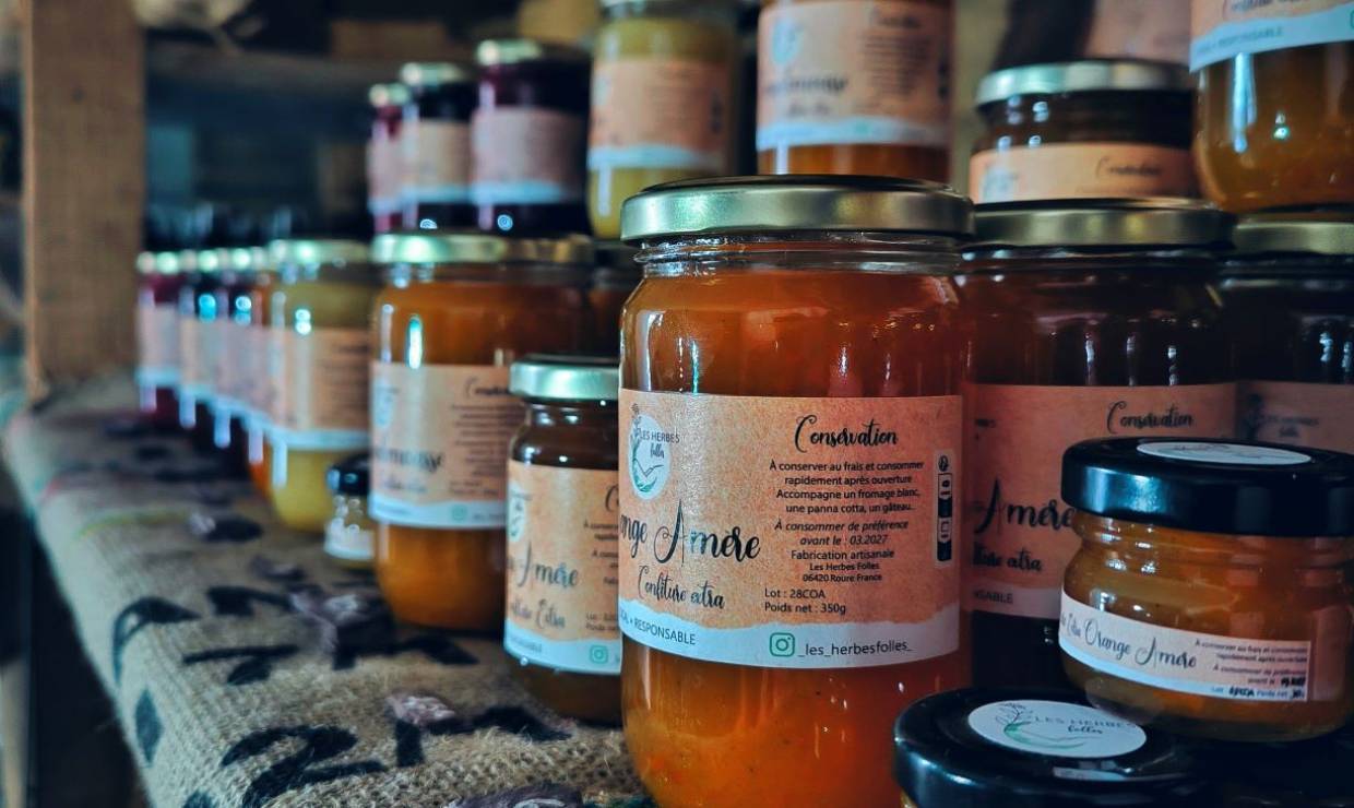 Magasin d'alimentation bio © Les Herbes Folles