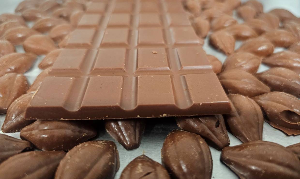 Tablette de chocolat, Bitasyon Bio © Franck Morel