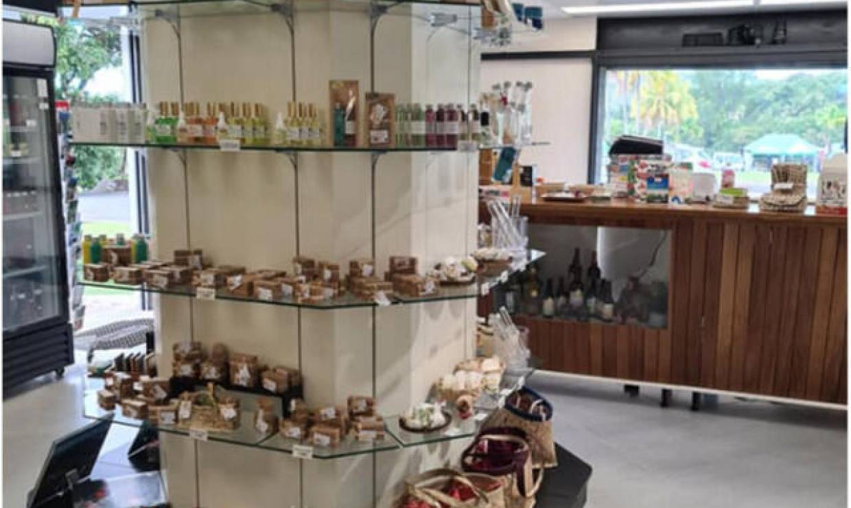 Intérieur de la boutique