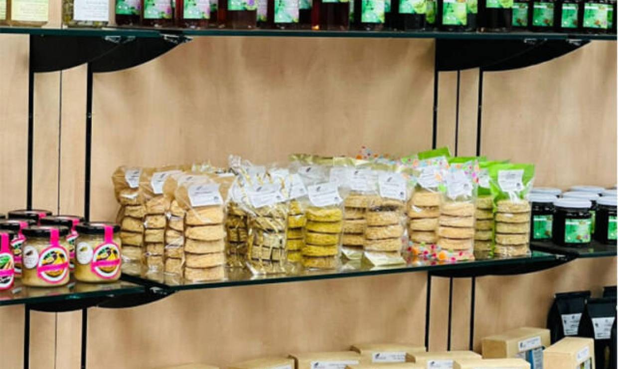 Intérieur de la boutique