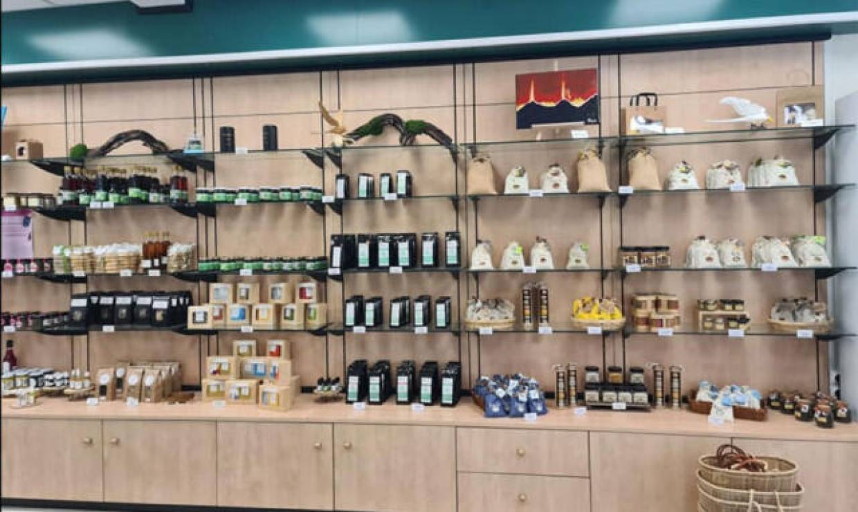 Intérieur de la boutique
