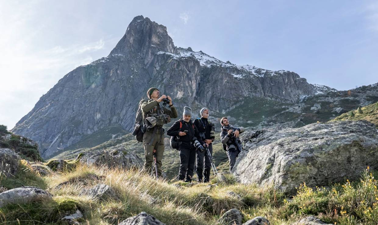 Randonnée photo avec Hadrien Brasseur © Pierre Meyer - AE Médias - Parc national des Pyrénées