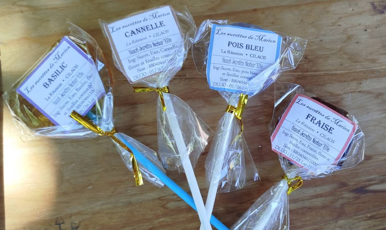 Sucettes produites par Marion Meyer