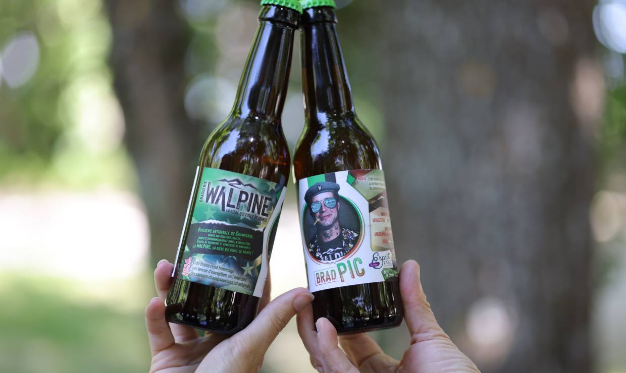 Bière &quot;Brad Pic&quot; Brasserie Walpine
