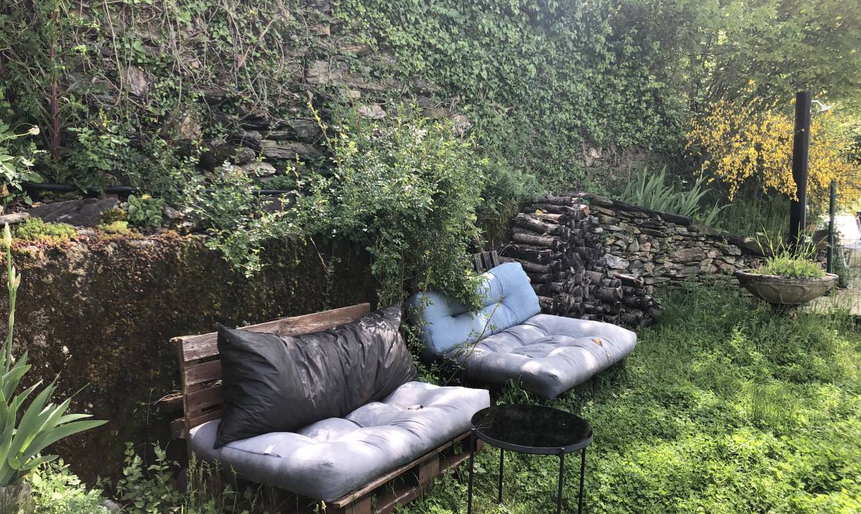 Salon dans le jardin