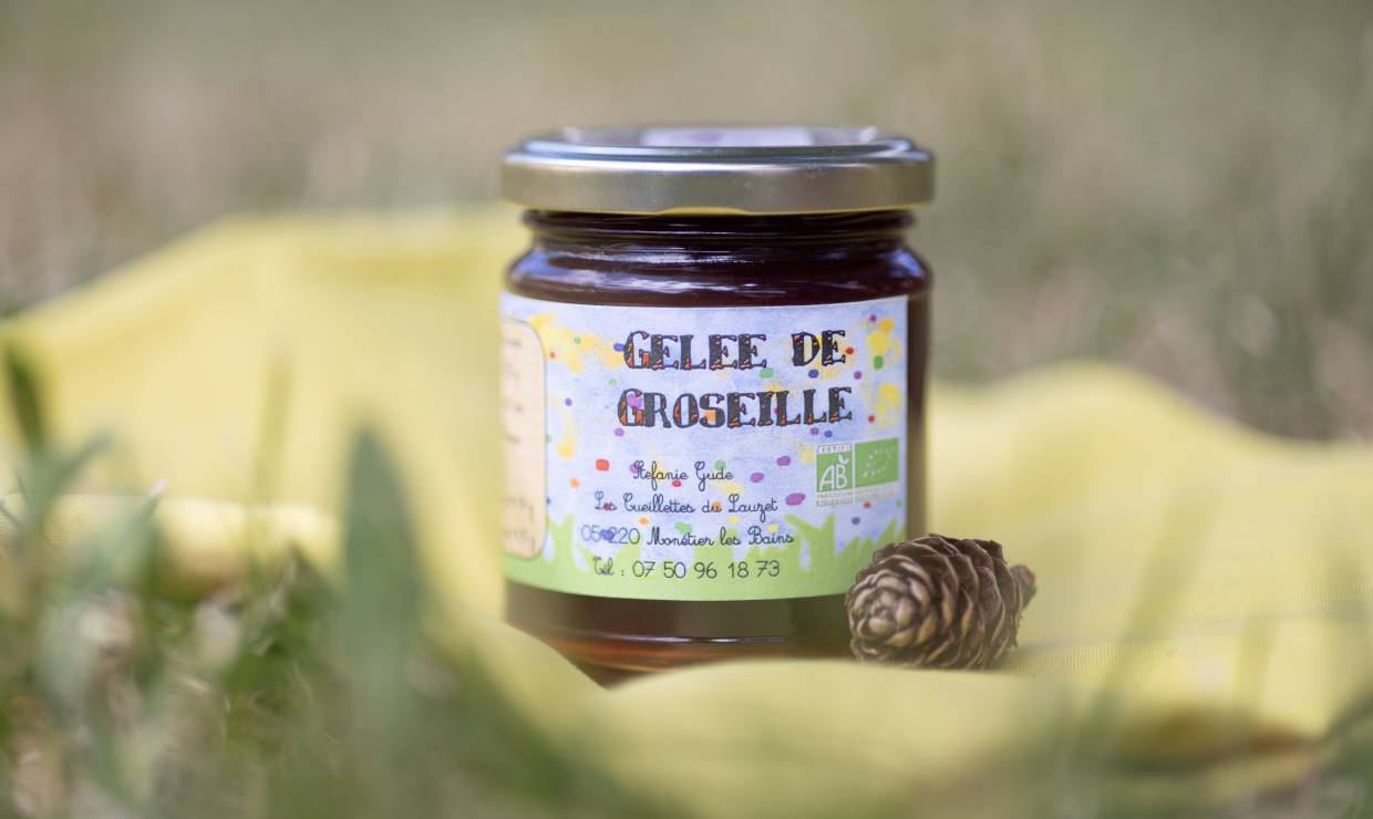 Les cueillettes du Lauzet, gelée de groseille