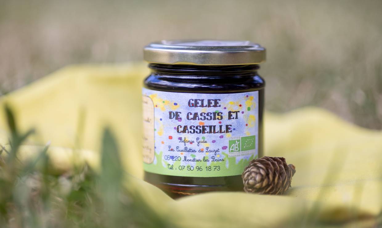Les cueillettes du Lauzet, gelée de cassis et de casseille