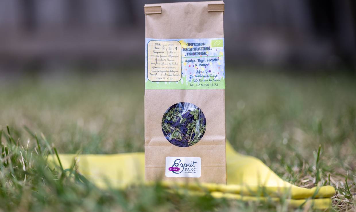 Les cueillettes du Lauzet, infusion respiration profonde