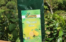 thé vert aromatisé citron
