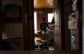 Dans les cuisines du refuge de Fond des Fours
