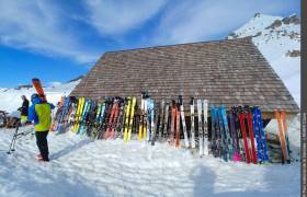 SKi de printemps au refuge de Fond des Fours en Vanoise