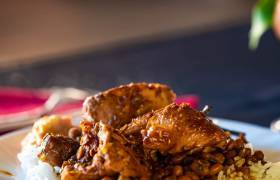Carry poulet de Chez Moustache - Esprit parc national
