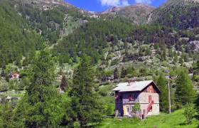 Vue d'ensemble du gîte de la Gordolasque